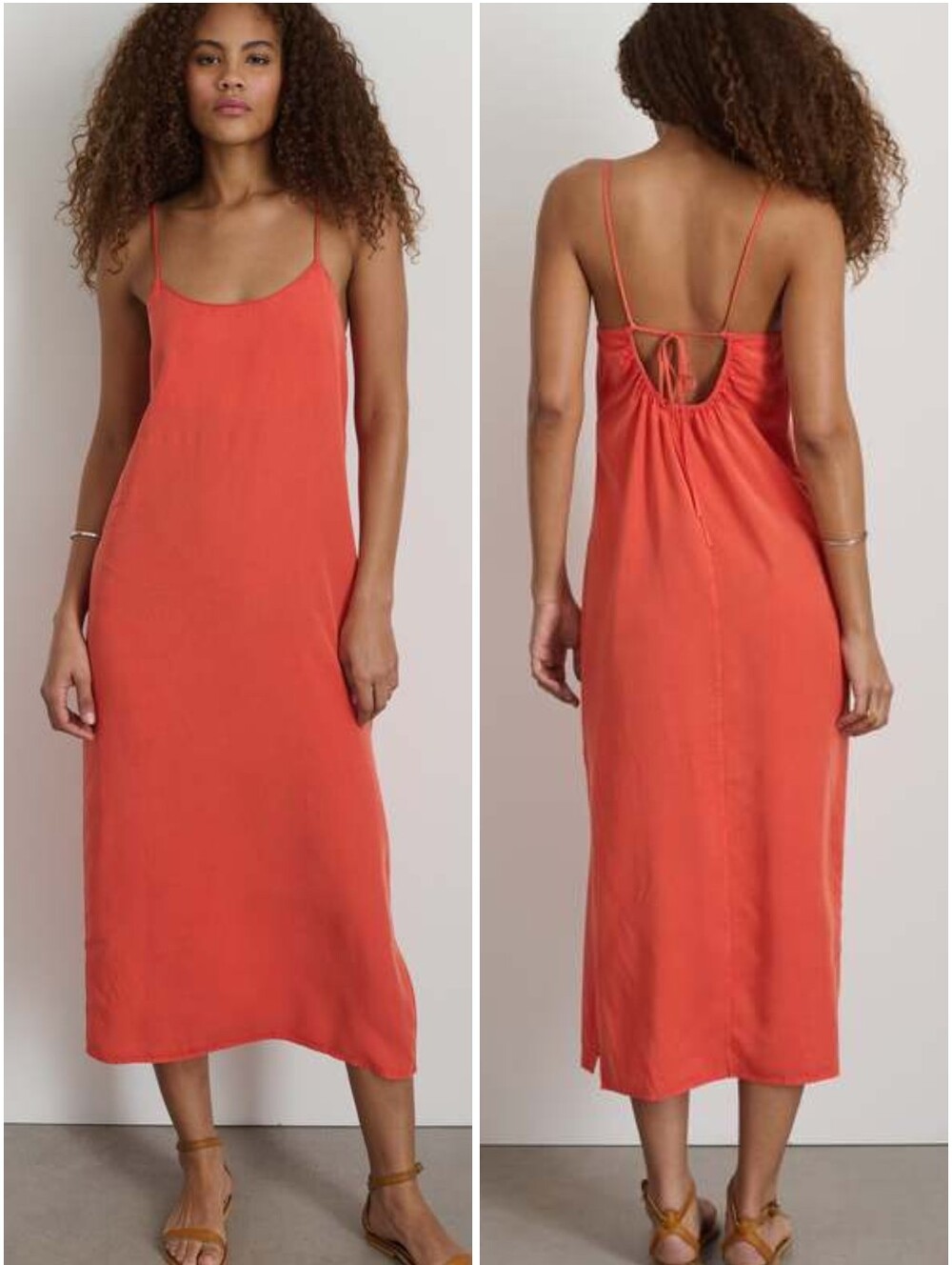 Alex Mill Kate Slip Dress Ginger Large NWT New
